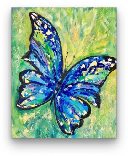 Kék Pillangó - akciós számozott kifestő készlet