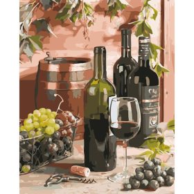 Borkóstoló - számozott kifestő