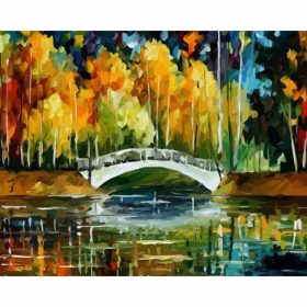 Híd a folyónál - számozott kifestő