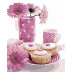 Muffinok - számozott kifestő