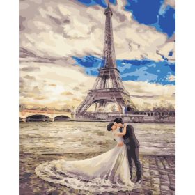Párizsi nászút - számozott kifestő