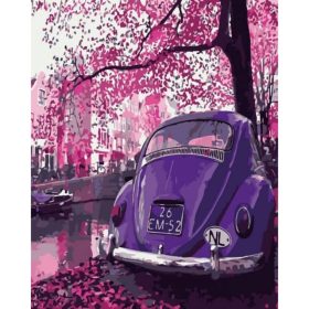 Bogárral a városban - számozott kifestő