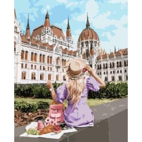 Utazó - számozott kifestő