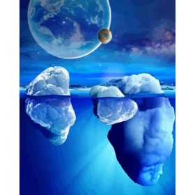 Kékség - számozott kifestő