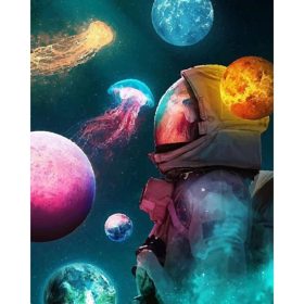 Varázslatos űr - számozott kifestő