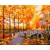 Őszi park - számozott kifestő