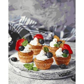 Muffin - számozott kifestő