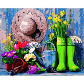 Vidéki élet - számozott kifestő