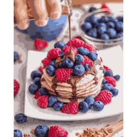 Palacsinta - számozott kifestő