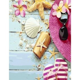 Nyári emlék - számozott kifestő