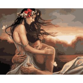Őszinte szerelem - számozott kifestő