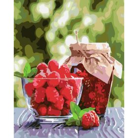 Eper jam - számozott kifestő