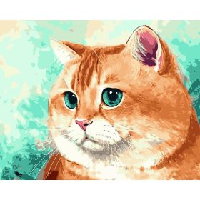 Zöld szemek - számozott kifestő