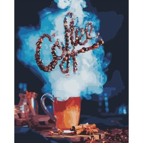 Kávé - számozott kifestő