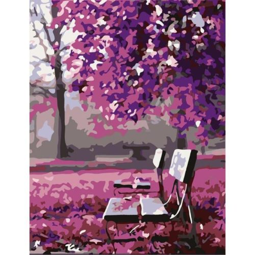 Park - számozott kifestő