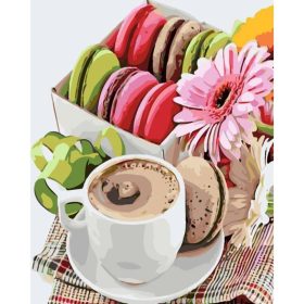 Macaron válogatás - számozott kifestő