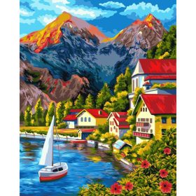 Deremesztő táj - számozott kifestő