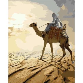 A sivatagban - számozott kifestő