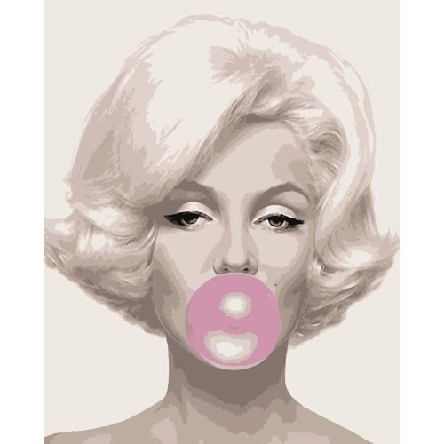 Marilyn - számozott kifestő
