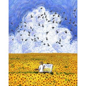 Festés a természetben - számozott kifestő