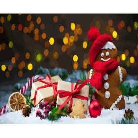 Mézeskalács ajándék - számozott kifestő