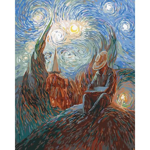 Van Gogh és a rét - számozott kifestő