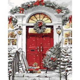 Ünnepi előkészület - számozott kifestő