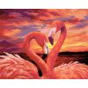 Flamingó pár - számozott kifestő