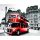 Londoni busz - számozott kifestő