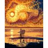Van Gogh naplemente - számozott kifestő